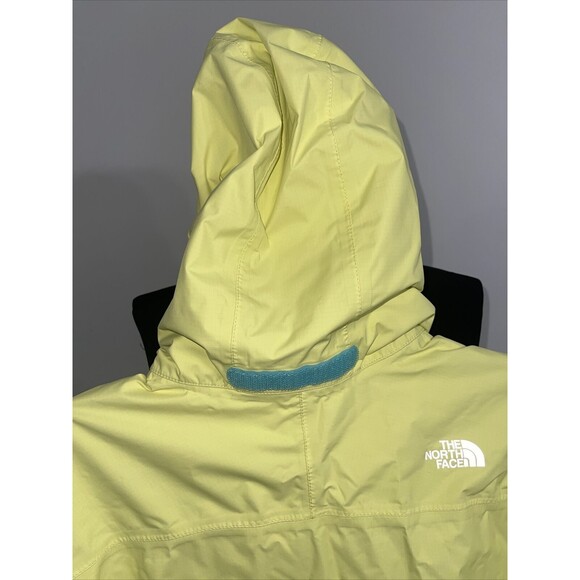 The North Face Girl's HyVent Yellow Waterproof Raincoat Hooded Jacket XL (18) - Picture 10 of 10